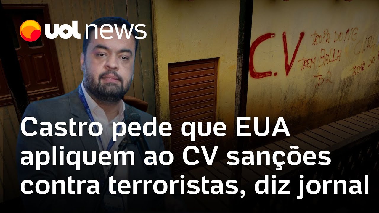 Castro envia relatório e pede para que os EUA classifiquem o CV como narcoterroristas diz jornal  TV Online Castro envia relatório e pede para que os EUA classifiquem o CV como narcoterroristas diz jornal