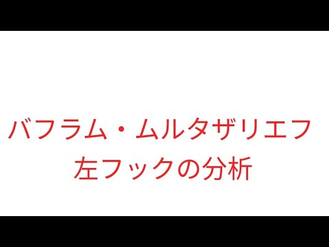 ムルタザリエフの強さの実体を考察