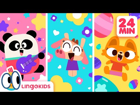 Colors, Numbers and Shapes compilation🕺🎶 | MUSIC FOR KIDS | Lingokids