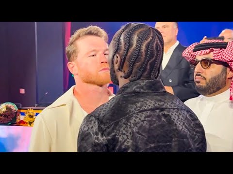 Terence Crawford vs Canelo HEATED FACE OFF • TENSIONS RISE in Riyadh | BEHIND-THE-SCENES LOOK