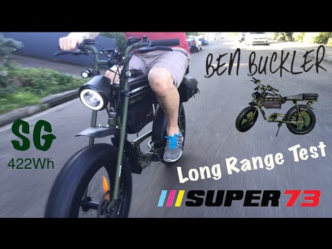 Super 73 SG Retro eBike Long Range Distance Test - Andrew Penman EBoard Reviews- Vlog No.155