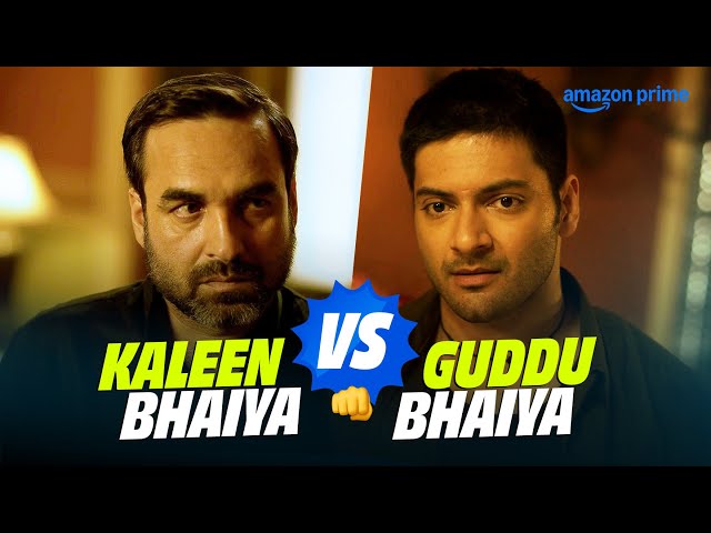 Kaleen Bhaiya vs Guddu Bhaiya 💪🏻 | Pankaj Tripathi, Ali Fazal | Mirzapur | Prime Video India