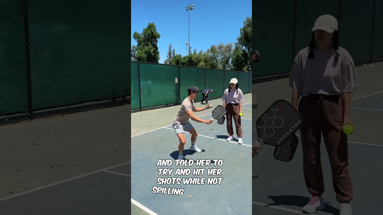 Pickleball Water Trick