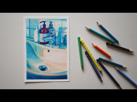 Coloured Pencil Process 'Hygiene'