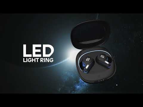 S-TRON- True Wireless Earbuds with LED Light Ring