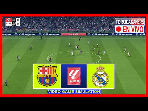 Barcelona vs Real Madrid | LaLiga 2026/27 | Partido Hoy Simulación