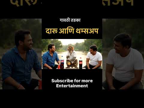 दारू आणि थम्सअप #viralvideo #trending #comedy #alcohol #motivation #village #enjoy #friends