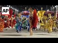 Six top samba schools shine in Rio de Janeiro Carnival parade