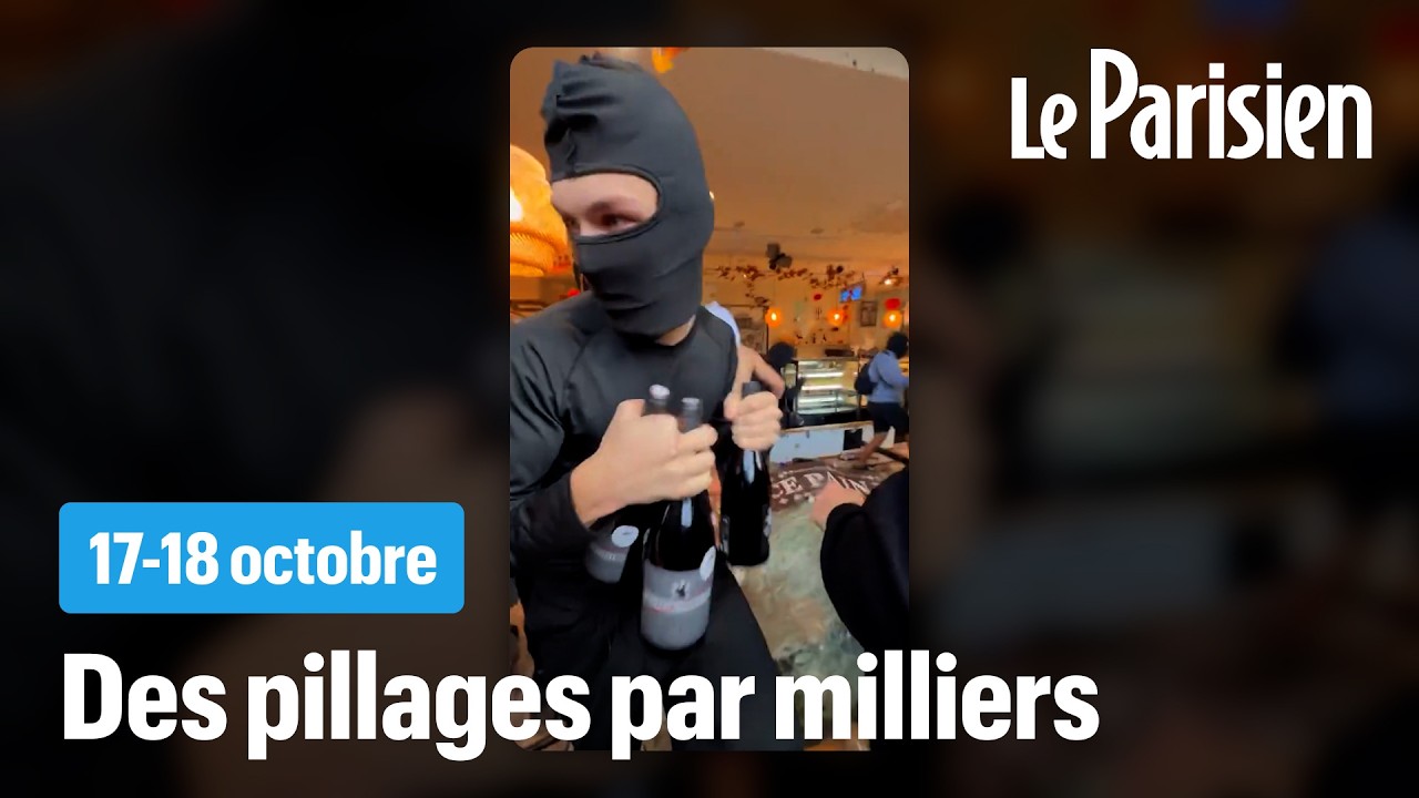 Des pillages par milliers : de nouvelles images montrent l'ampleur des dégâts