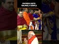 PM Modi Offers Prayers at Venkateswara Swamy Temple in Tirumala | News9 | #shorts