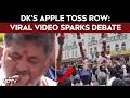Viral Video Of DK Shivakumar Throwing Bitten Apples Draws Criticism