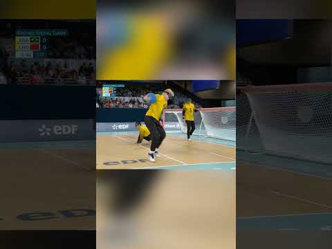Brazil <strong>Score</strong> Brilliant Goalball Goal!🔵🇧🇷