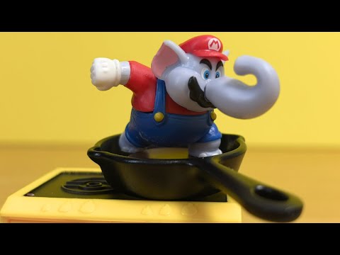 super mario StopMotion cooking!「Mario choco egg」レゴマリオの不思議な料理「マリオエッグチョコ」