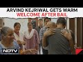 Kejriwal Gets Bail | Arvind Kejriwal Reunites With Family Members And Party Workers After Bail