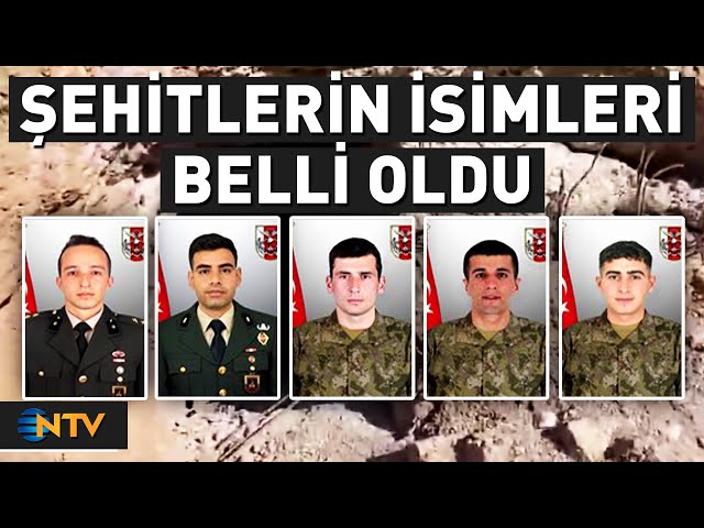 Kuzey Irak'ta Şehit Olan Askerlerin Kimlikleri Belli Oldu | NTV