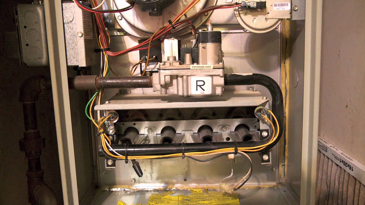 Trane XL-80 furnace malfunction - YouTube as a pilot light wiring diagram 