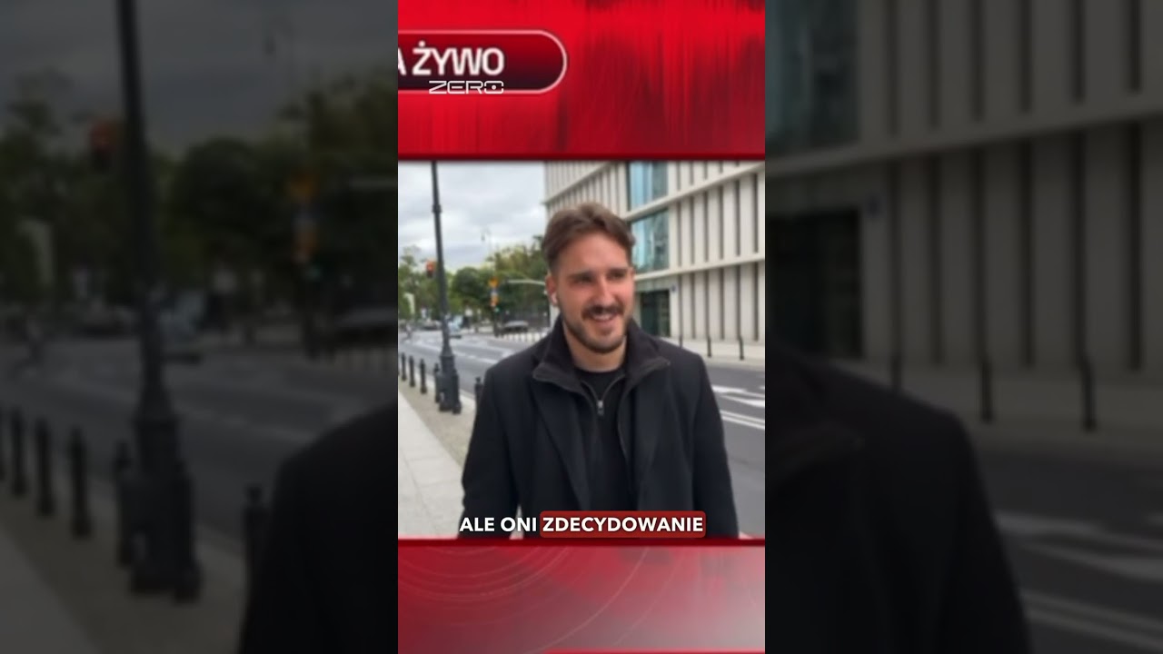 NIKT NIE BRONI ZBIGNIEWA ZIOBRO PRZED BUDYNKIEM