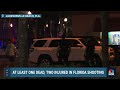At least one dead, two injured in Florida shooting  - 01:07 min - News - Video