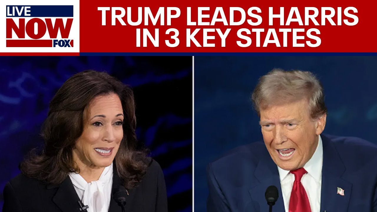 BREAKING: Trump leads Harris in 3 Battleground States in New York Times Poll | LiveNOW from FOX