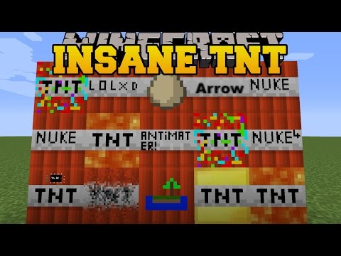 Minecraft: INSANE TNT (GIANT EXPLOSIONS, BLOCK BOMBS 