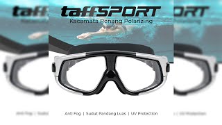 Pratinjau video produk TaffSPORT Kacamata Renang Polarizing UV Protection Anti Fog - GOG-3610