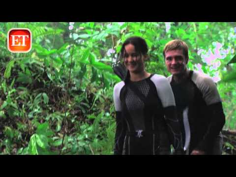 Catching Fire DVD/Bluray Outtakes with Jennifer & Josh from Entertainment Tonight