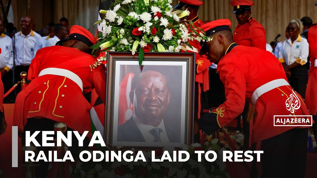 Kenya’s revered opposition leader Raila Odinga laid to rest