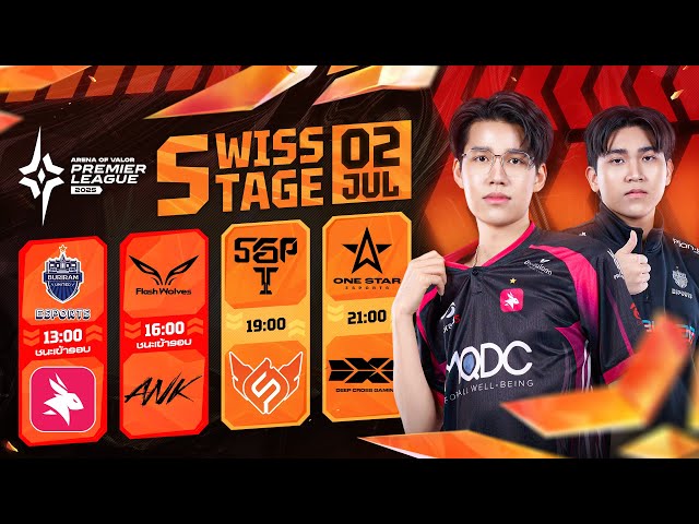 การแข่งขัน RoV นานาชาติ APL 2025🏆 รอบ Swiss Stage วันที่ 5