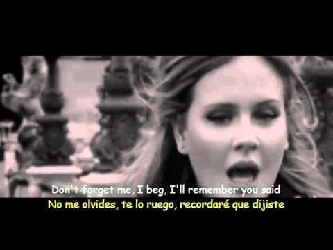 Adele - Someone Like You (Lyrics & Sub Español) Official Video