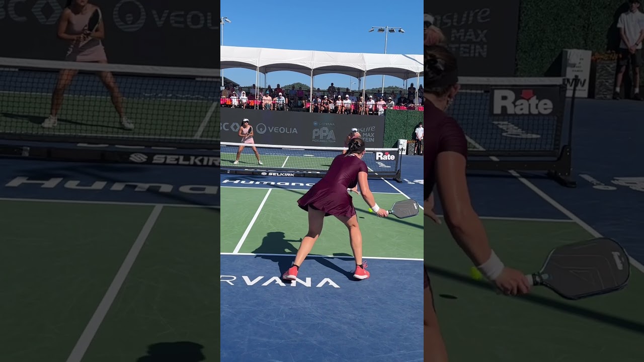Women’s doubles pickleball is on another level 💪