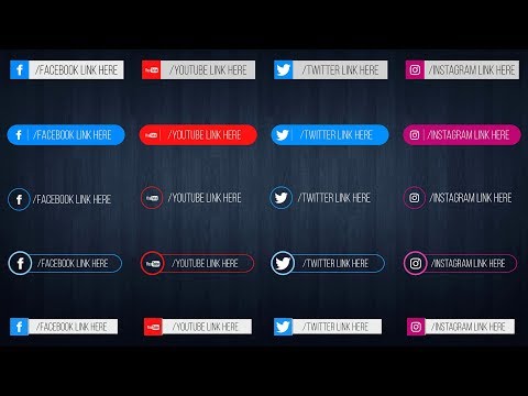 Upload mp3 to YouTube and audio cutter for Minimal Social Media Lower Thirds After Effects Template UnickStudios download from Youtube
