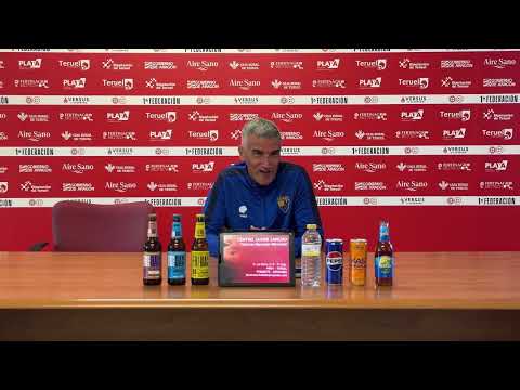 LA PREVIA / CD Teruel - CE Europa / VICENTE PARRAS (Entrenador Teruel) J5 - 1ª RFEF G2 / Fuente: YouTube CD Teruel