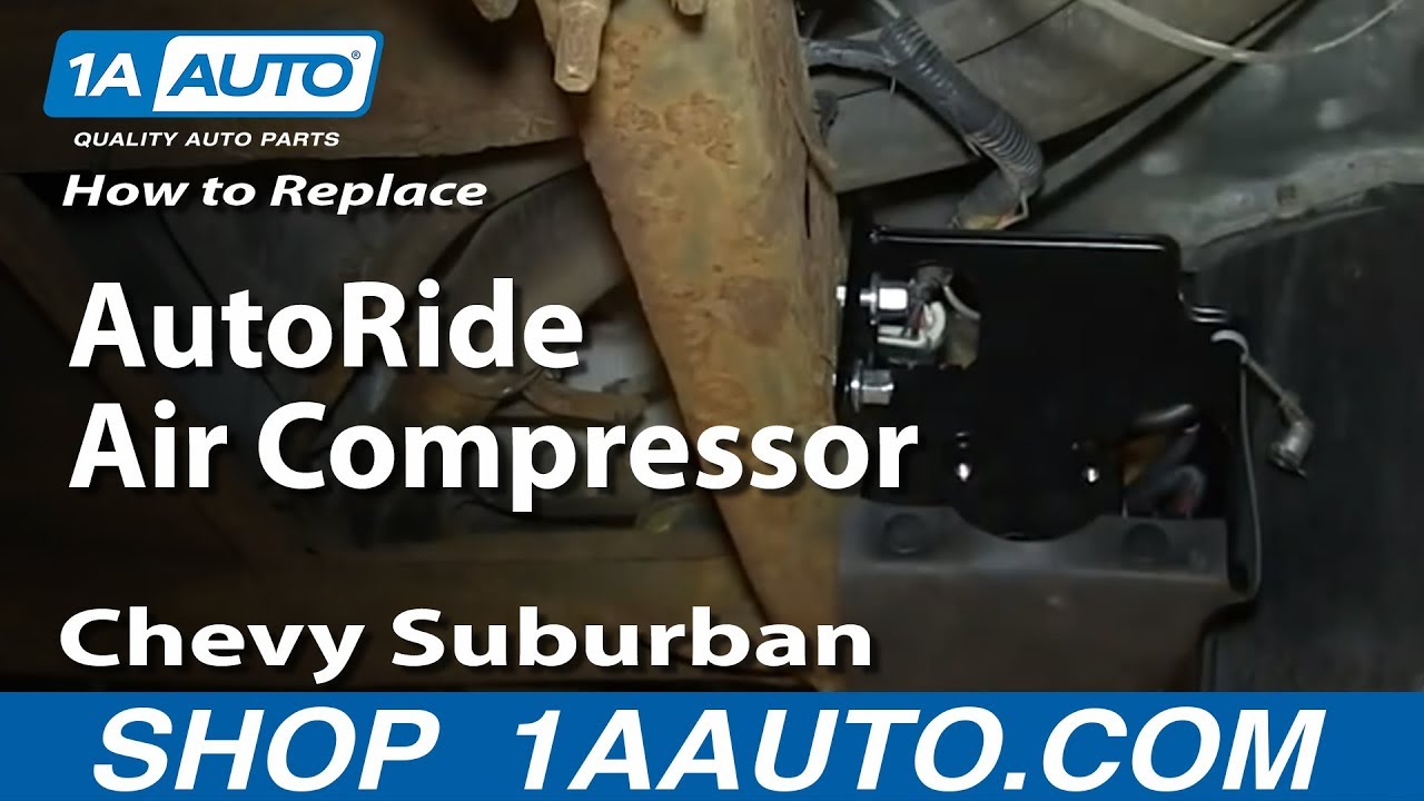 How To Replace Rear AutoRide Air Compressor 2000-06 Chevy ... wiring diagram for 03 tahoe 