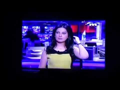 مذيعة لبنانية لم تنتبه أنها على الهواء - شاهد ماذا فعلت