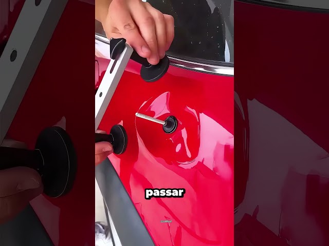 Como consertar um amassado de carro em segundos!