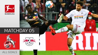 VAR Drama & Huge Chances! | 1. FC Köln — RB Leipzig 1-1 | All Goals | Matchday 5 – 2021/22