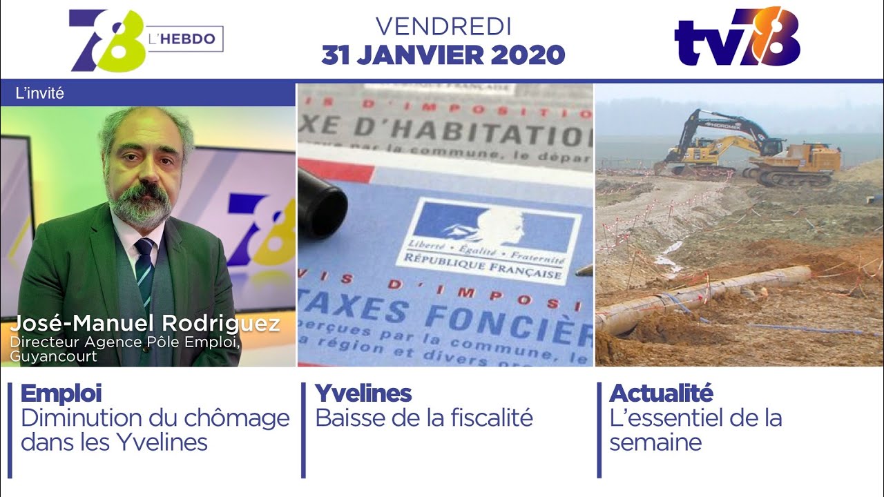 7/8 L’Hebdo. Edition du vendredi 31 janvier 2020