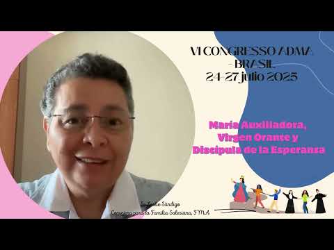 Ir. Leslie del Socorro Sándigo Ortega fala  sobre o VI Congresso Nacional de Mª Auxiliadora - ADMA.