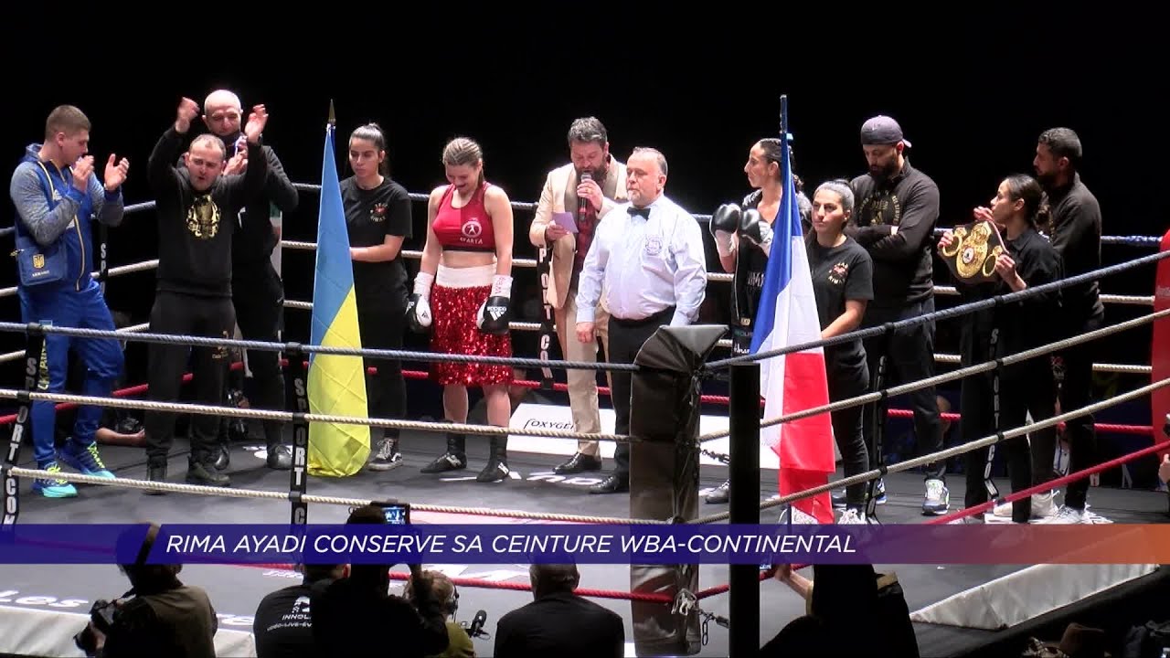 Yvelines | Rima Ayadi conserve sa ceinture WBA-continental