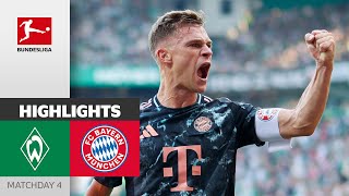 The Return of Prime Bayern! | Werder Bremen — Bayern München 0-5 | Highlights | Matchday 4