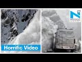 Scary Video: Glacier wall breaks and slides on to Himachal Pradesh highway