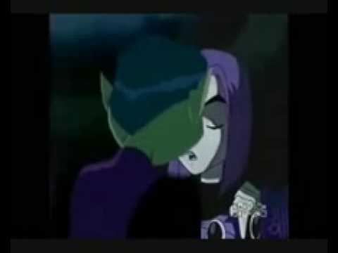 Beast Boy and Raven French Kissing - YouTube