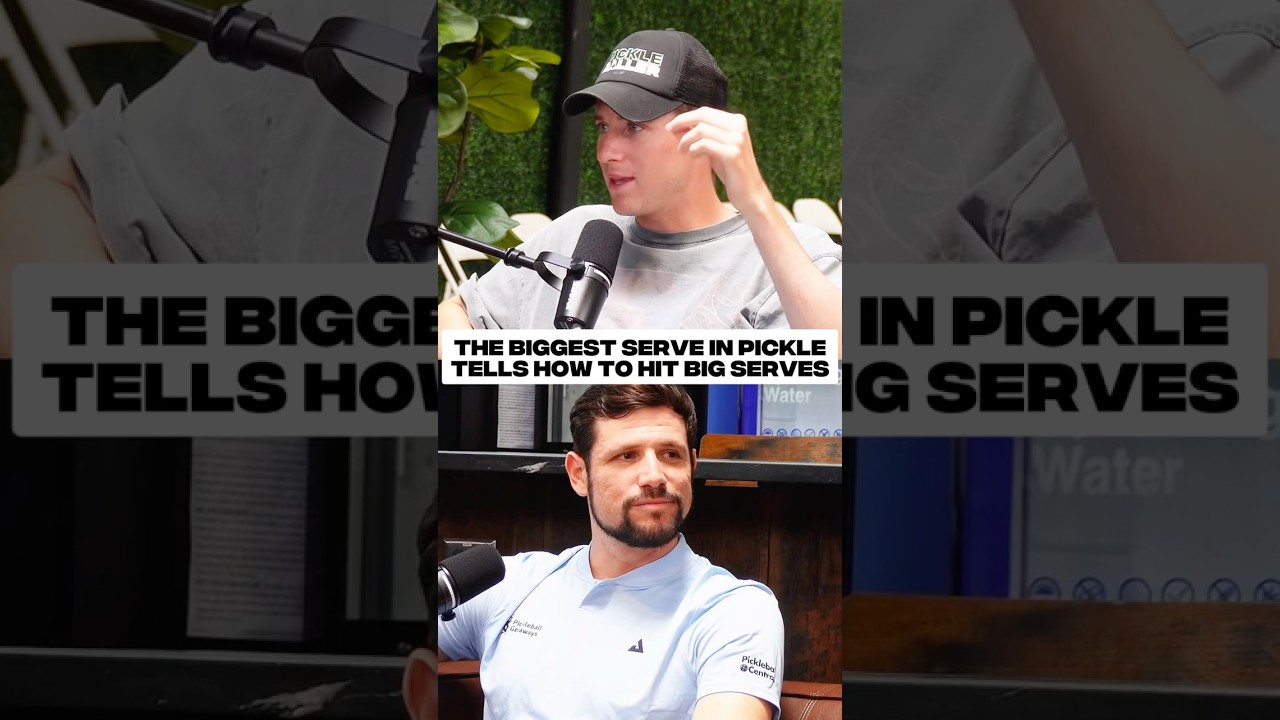 Dekel Bar talks BIG pickleball serves ☄️