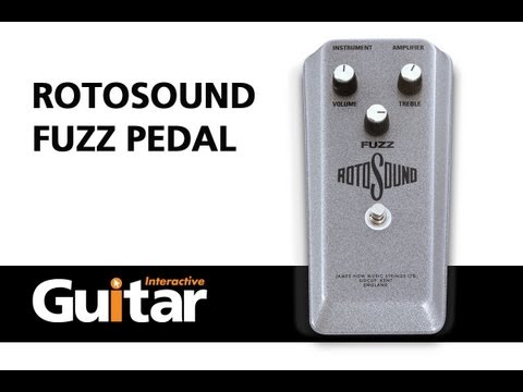 Rotosound Fuzz Pedal Demo - World Exclusive - Guitar Interactive Magazine