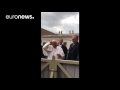 Little adorable girl snatches Pope's skullcap- Exclusive visuals
