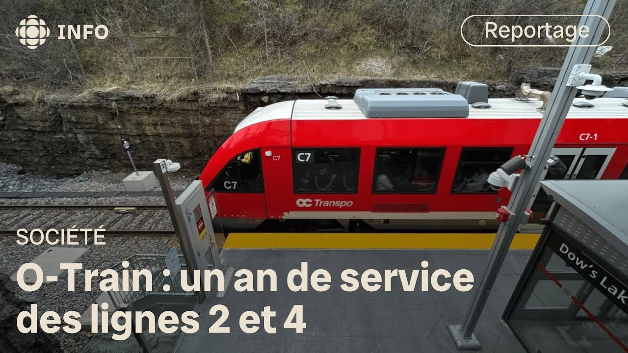 Quel bilan un an après le lancement des lignes 2 et 4 du O-Train ?
