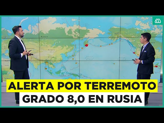 Alerta por terremoto de magnitud 8,0 en Rusia