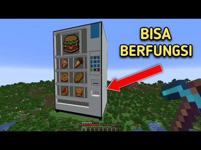 Gw Membuat Vending Machine Yg Bisa Berfungsi Di Minecraft Survival