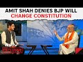 Amit Shah Latest News | Have Majority For 10 Years: Amit Shah Denies BJP Will Change Constitution