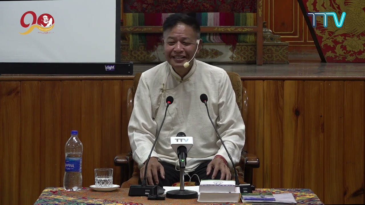 སྲིད་སྐྱོང་སྤེན་པ་ཚེ་རིང་མཆོག་གི་ས་རཱ་བོད་ཀྱི་མཐོ་རིམ་སློབ་གཉེར་ཁང་དུ་བཀའ་སློབ།